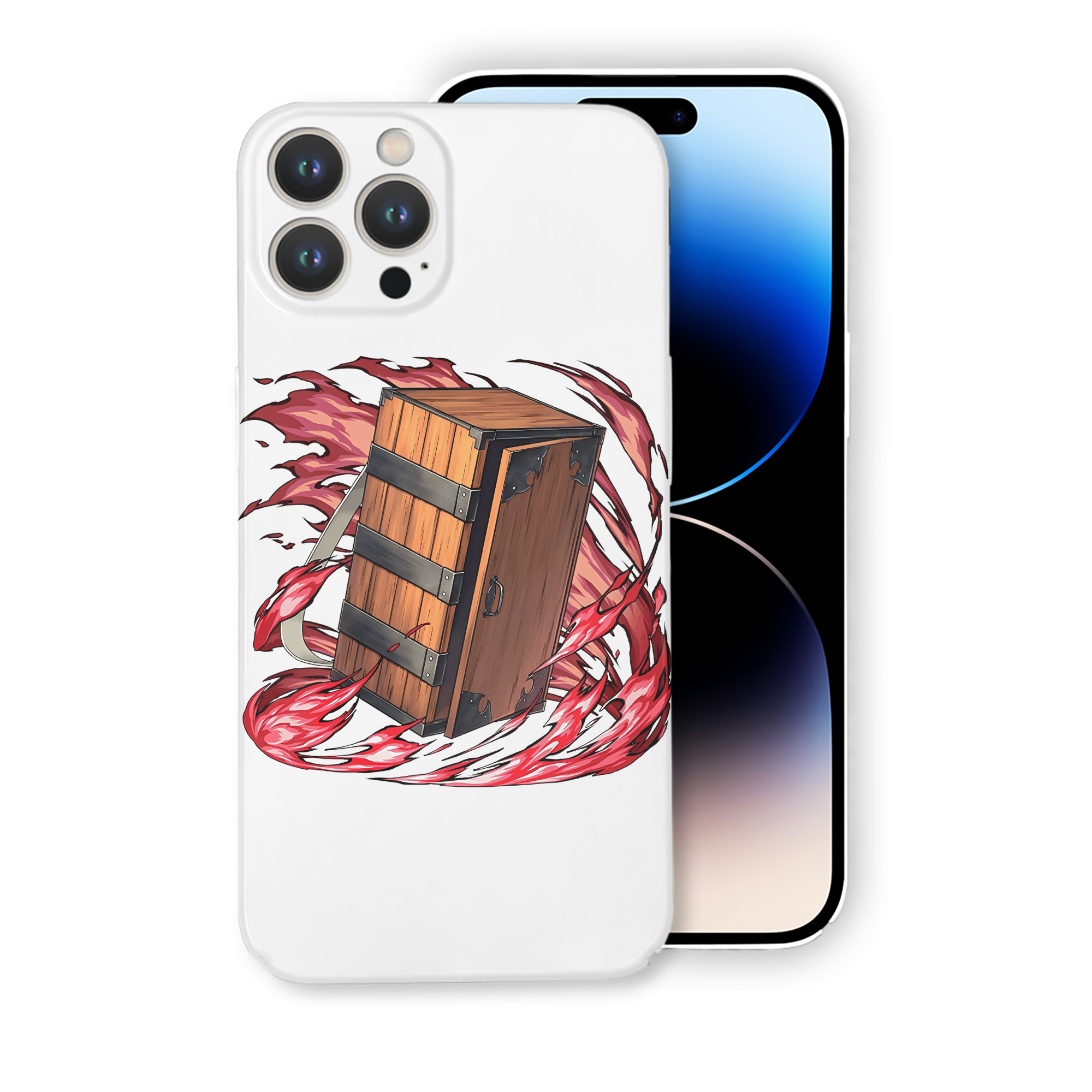 （画像用） 鬼滅の刃（きめつのやいば）竈門 禰󠄀豆子／かまど ねずこ Kamado Nezuko 【iPhone 14シリーズ対応】ハードケース